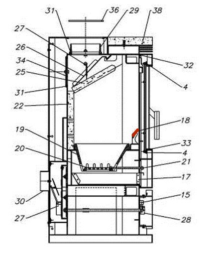 Fireplace Sirocco SP Stehrost