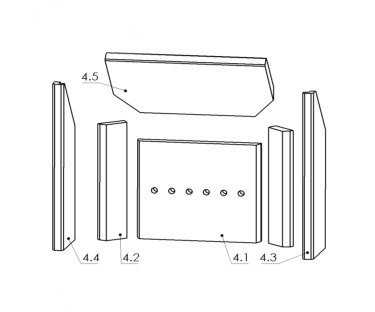 Fireplace Prag Feuerraumauskleidung B