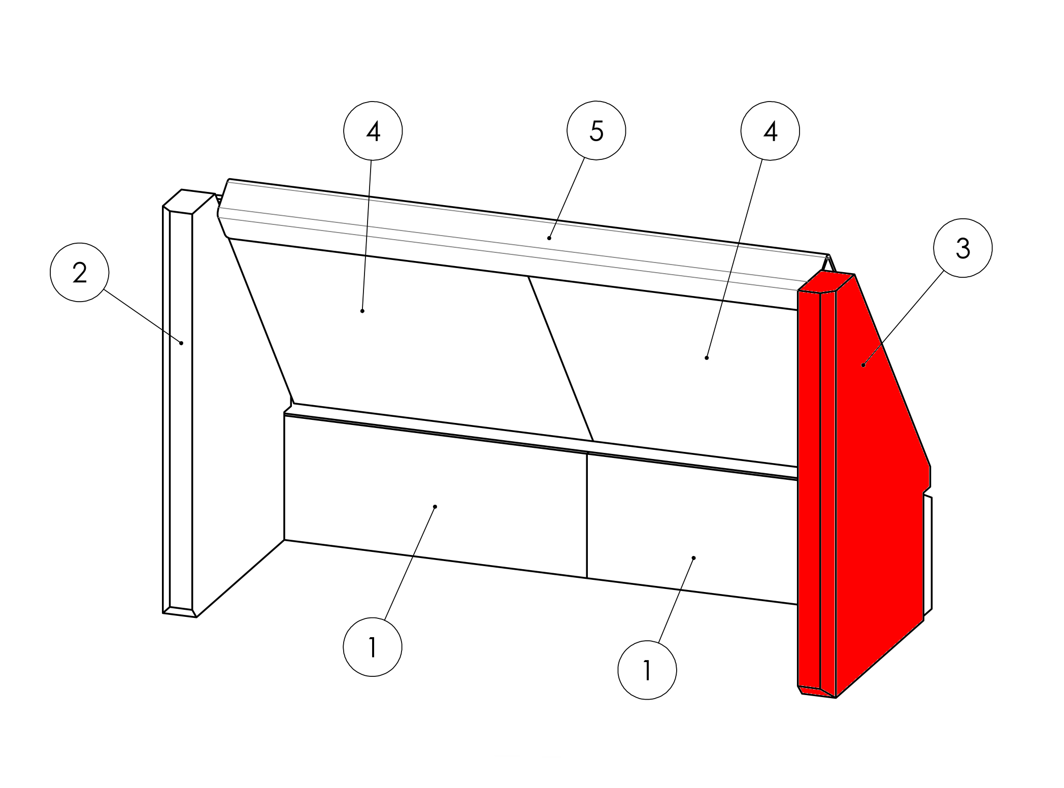 Fireplace Adamis Seitenstein rechts B